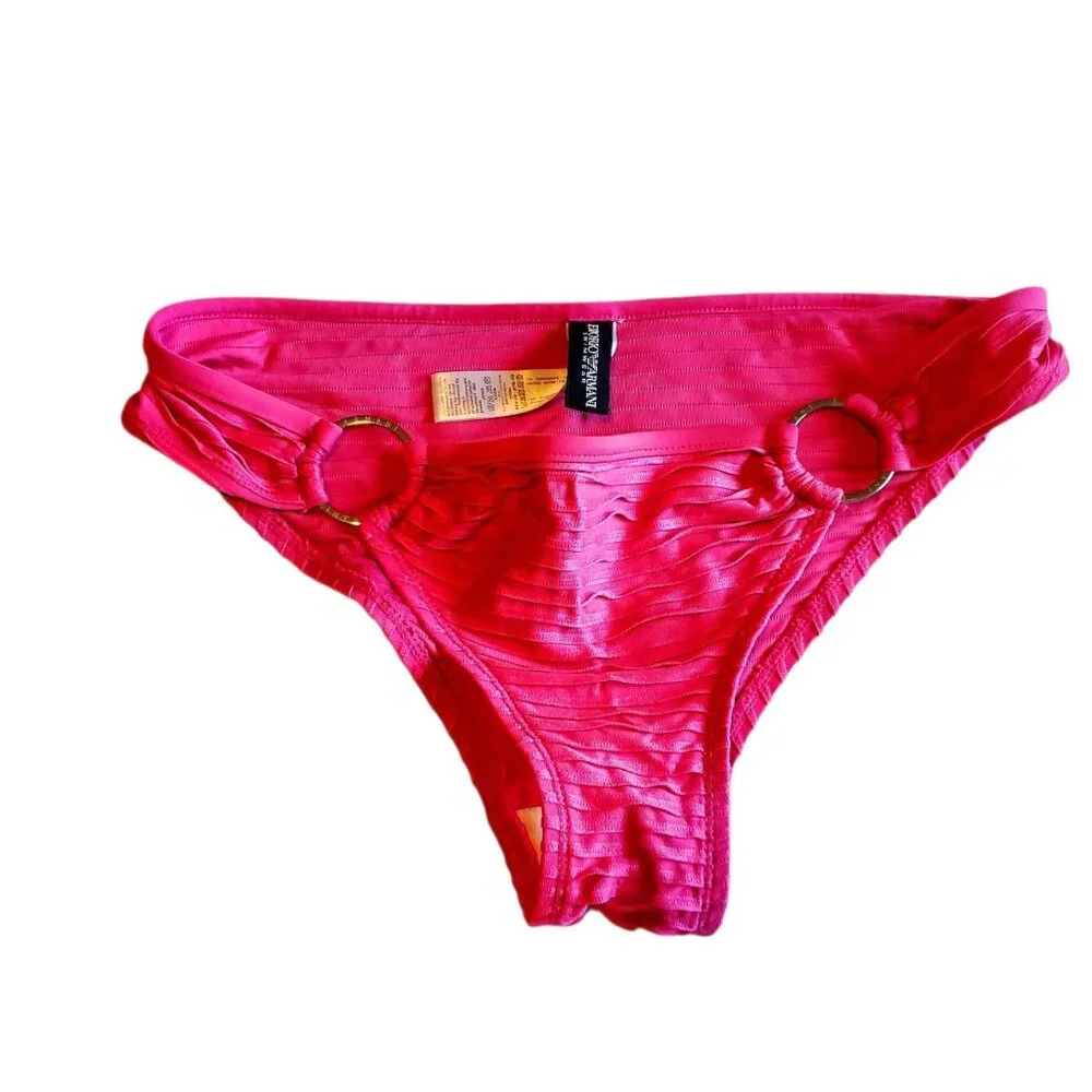 Emporio Armani Pink Summer Bathing Suit Two Piece Swimsuit Sz S - Picture 3 of 7